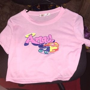A woman crop top